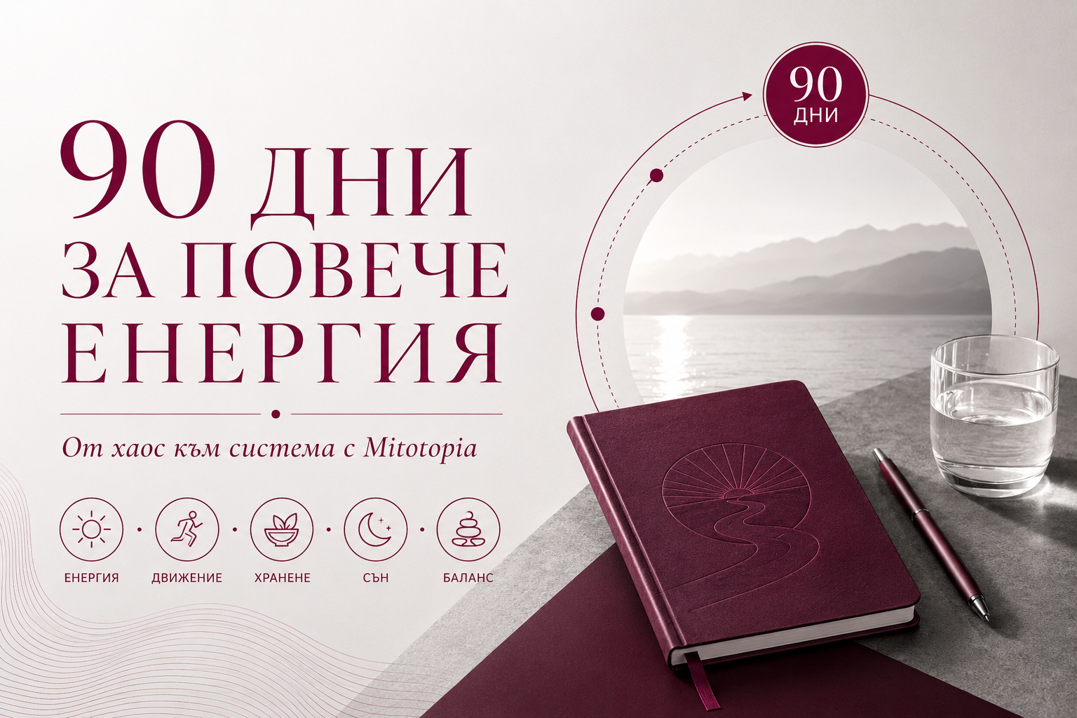 90 дни за повече енергия: когато клетъчната подкрепа срещне лайфстайл медицината